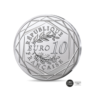 Notre-Dame de Paris - Monnaie de 10€ Argent - 2025