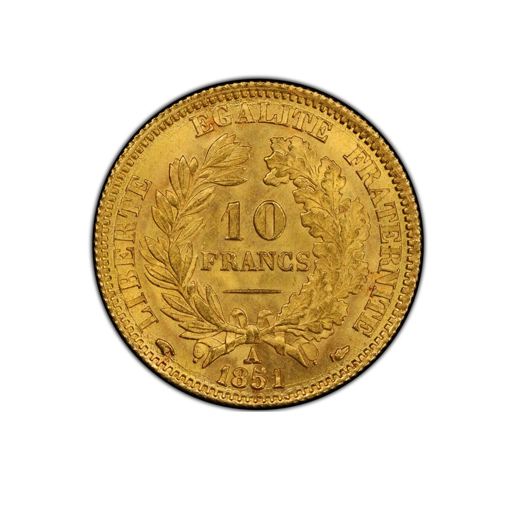 10 Francs - Cérès - IIIème République - France - 1850-1851