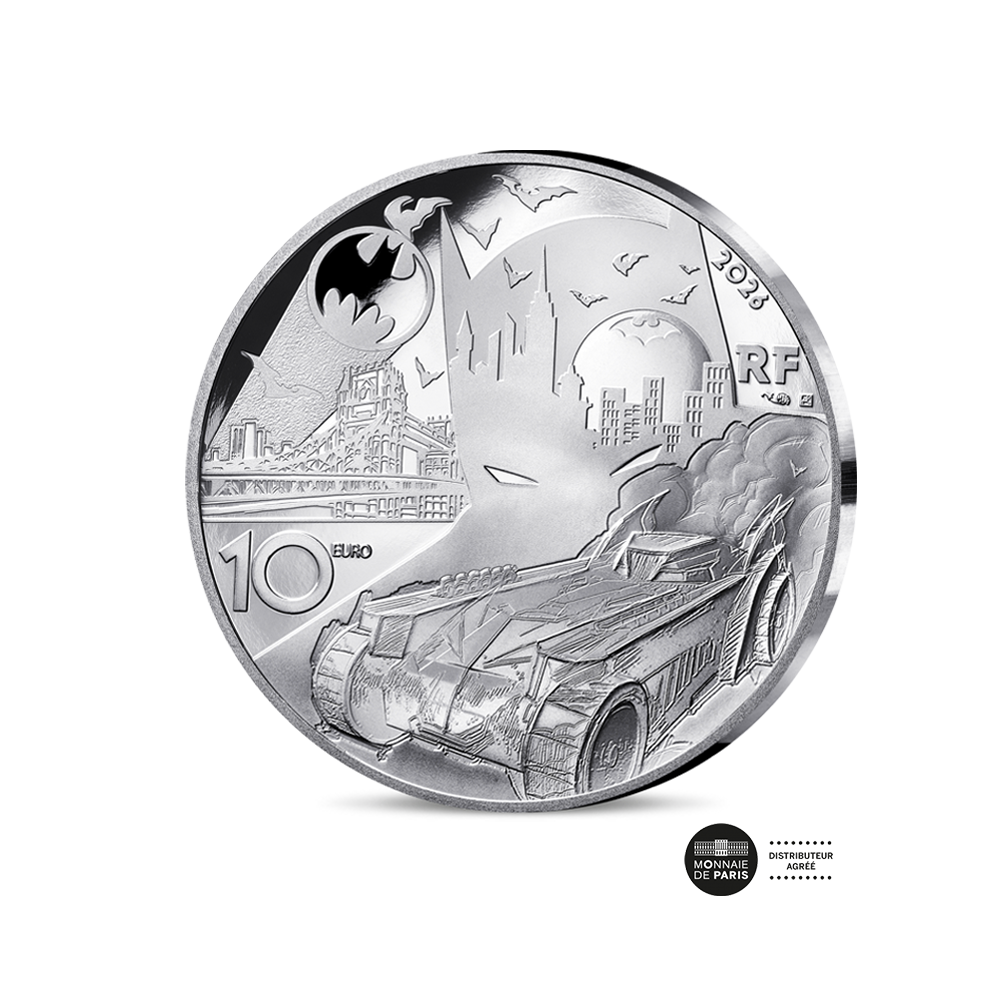 ⁣⁢Batman - 10 eurost hõbemünt - Proof koos projektsiooniga 2026⁤⁣