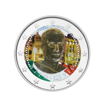 Itália 2017 - 2 Euro comemorativo - Tito Livio - Colorizado