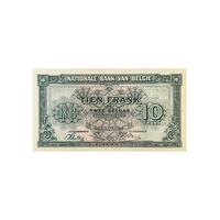 Belgique - Billet de 10 Francs - 1943