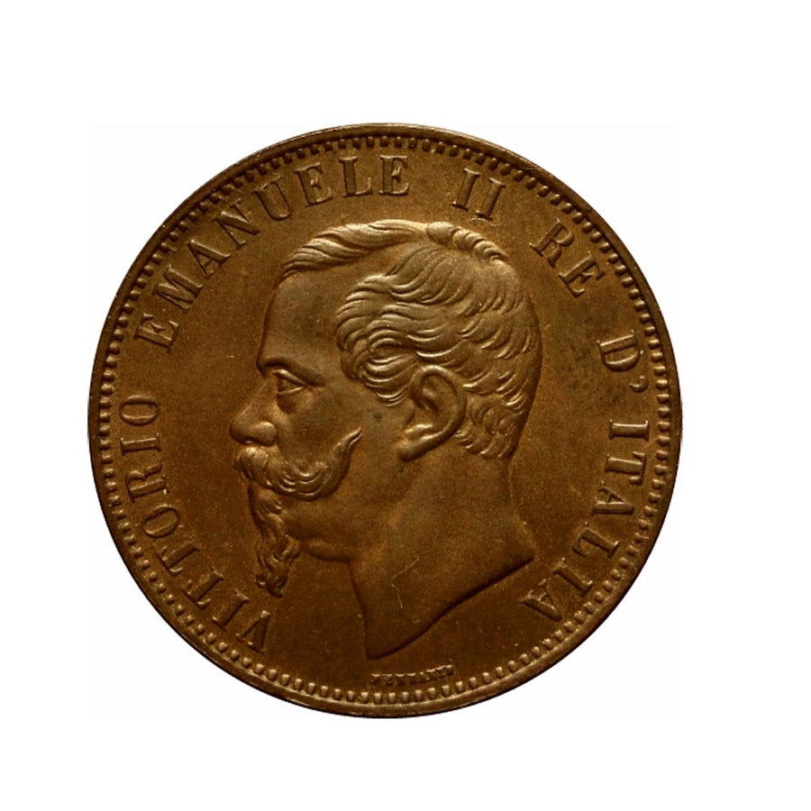 10 Centesimi - Vittorio Emanuele II - Italie - 1862-1867