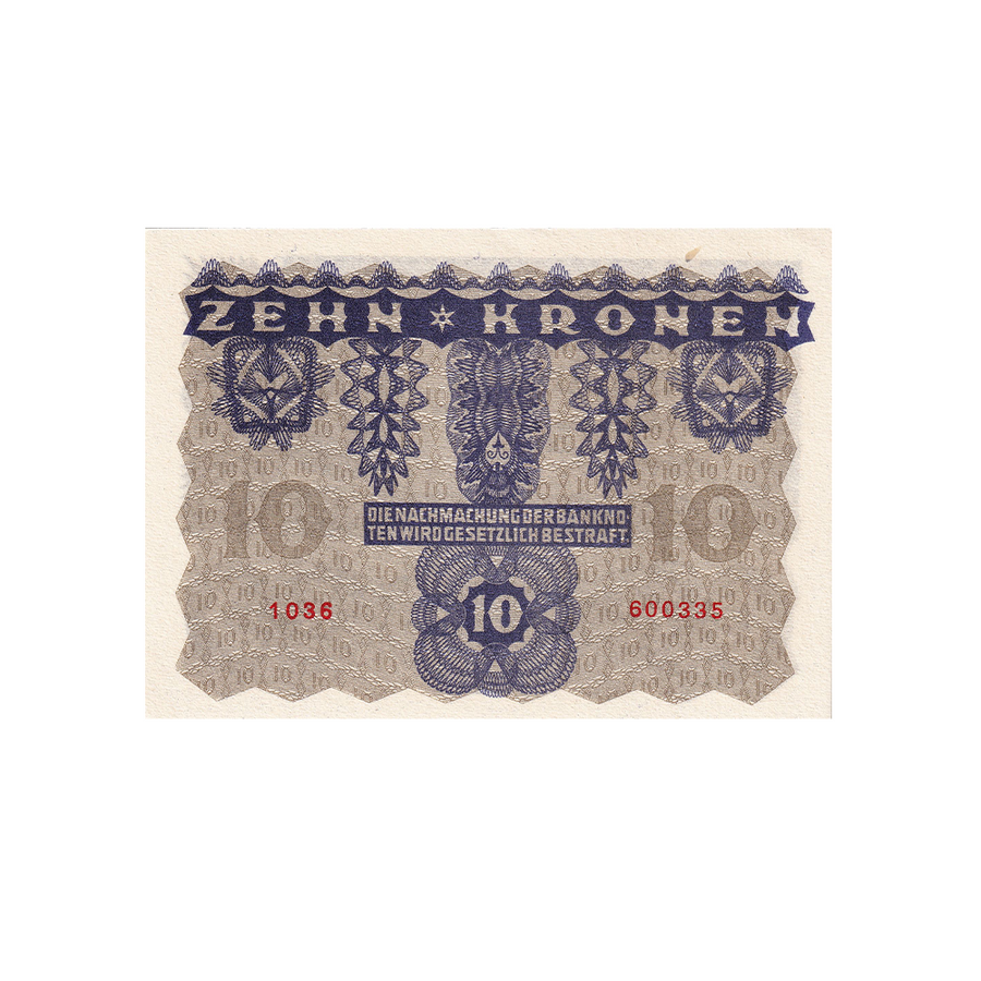 Autriche - Billet de 10 Couronnes - 1922
