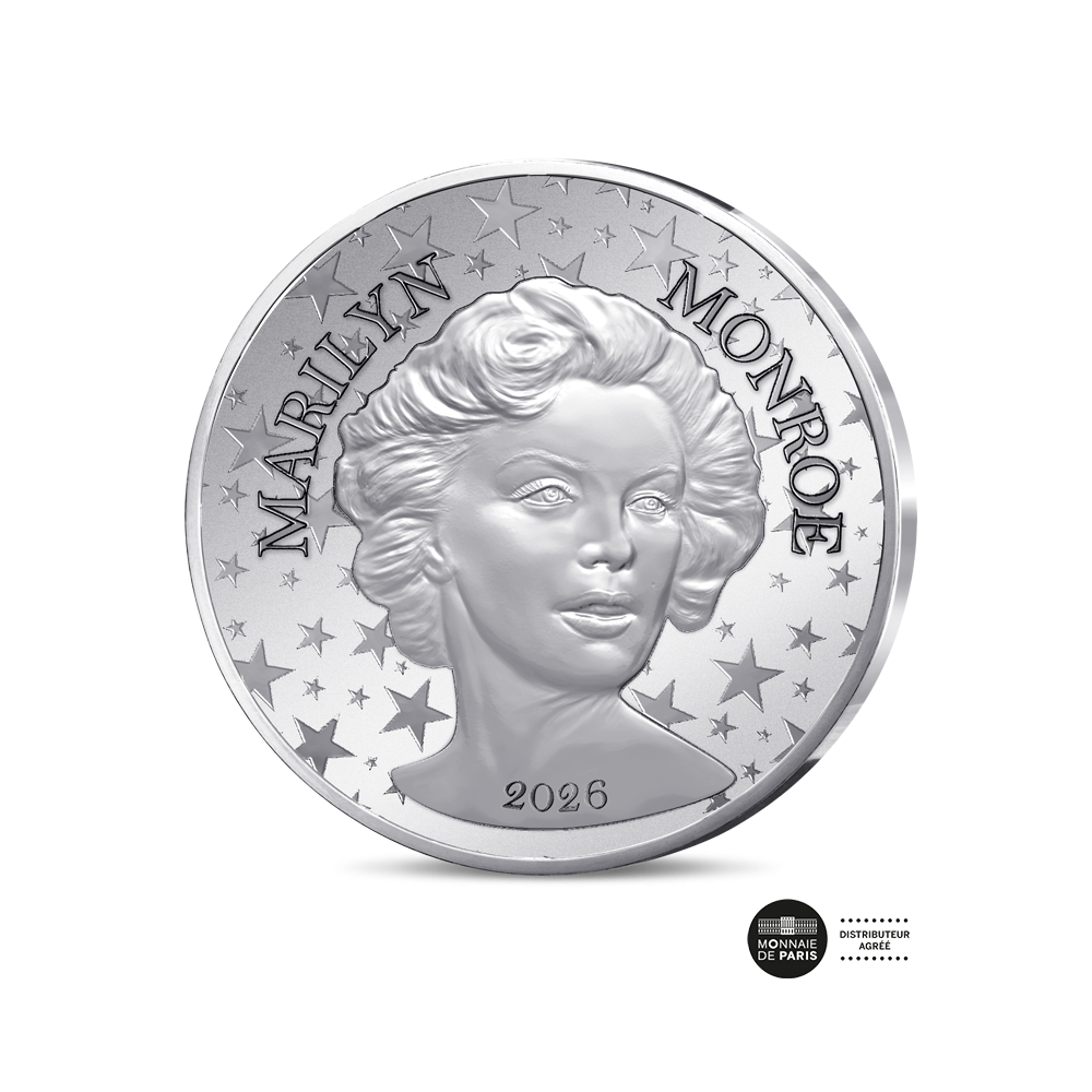 Femme du Monde - Marilyn Monroe - Monnaie de 10 Euros Commémorative Argent - 2026