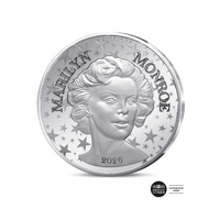 Femme du Monde - Marilyn Monroe - Monnaie de 10 Euros Commémorative Argent - 2026
