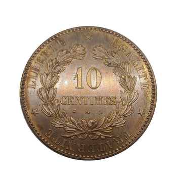 10 Cent Napoleon III - Nackter Kopf - Frankreich - 1852-1857