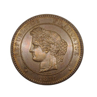 10 centavos Napoleão III - cabeça nu - França - 1852-1857