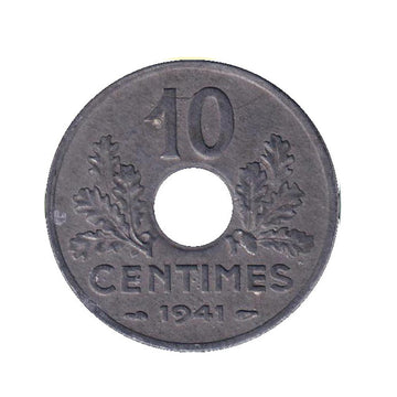 10 centesimi di stato francese - Francia - 1941-1943