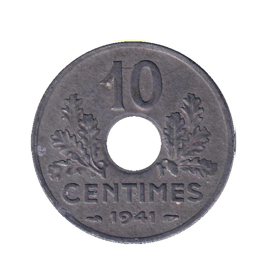 10 centimes Etat Français - France - 1941-1944