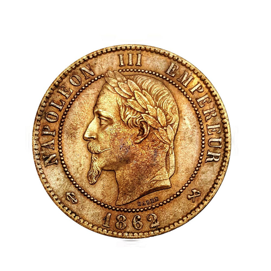 10 centimes - Napoléon III - tête laurée - France - 1861-1868
