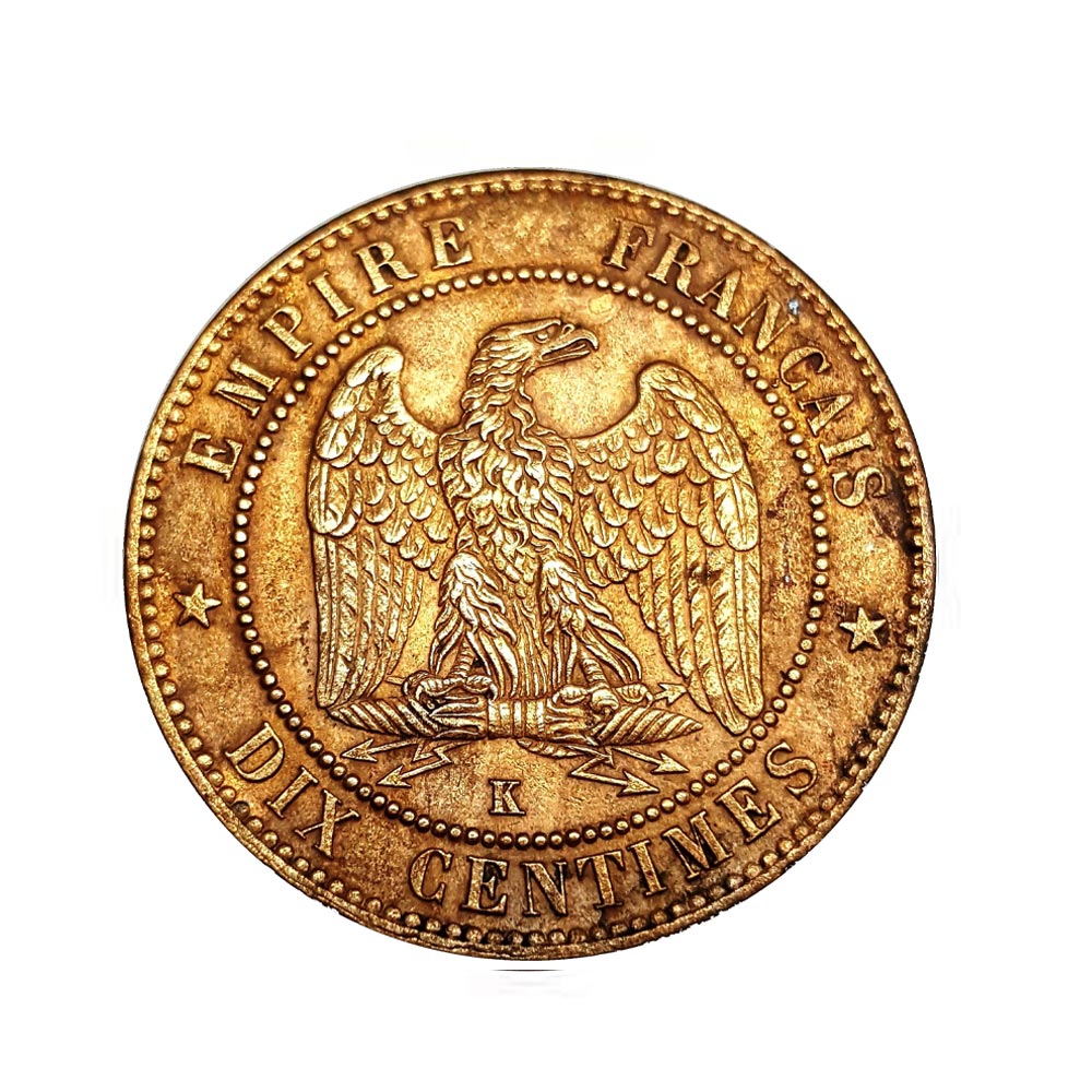 10 centimes - Napoléon III - tête laurée - France - 1861-1868
