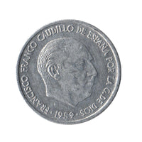 5 Centimos - Alphonse XII - Spanje - 1877-1879