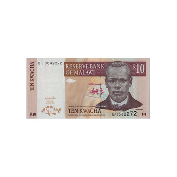 Malawi - Billet de 10 Kwacha - 2004