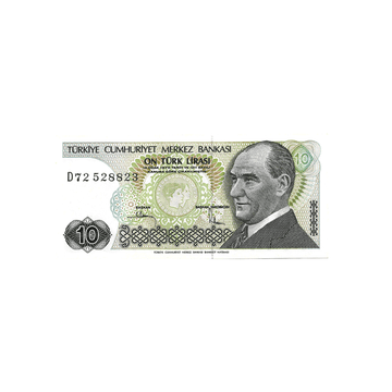 Turquie - Billet de 10 Lires - 1982