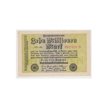 Allemagne - Billet de 10 000 000 Mark - 1923