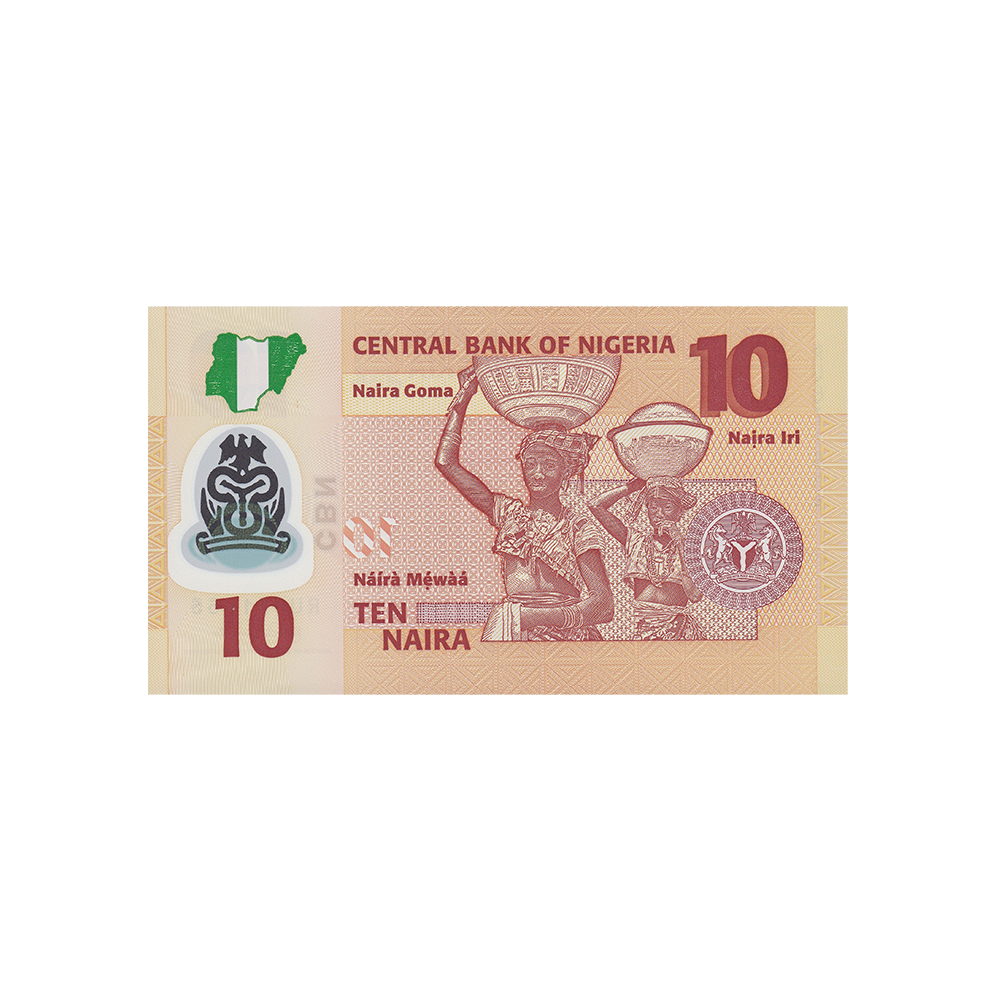 Nigeria - Billet de 10 Naira - 2009-2022