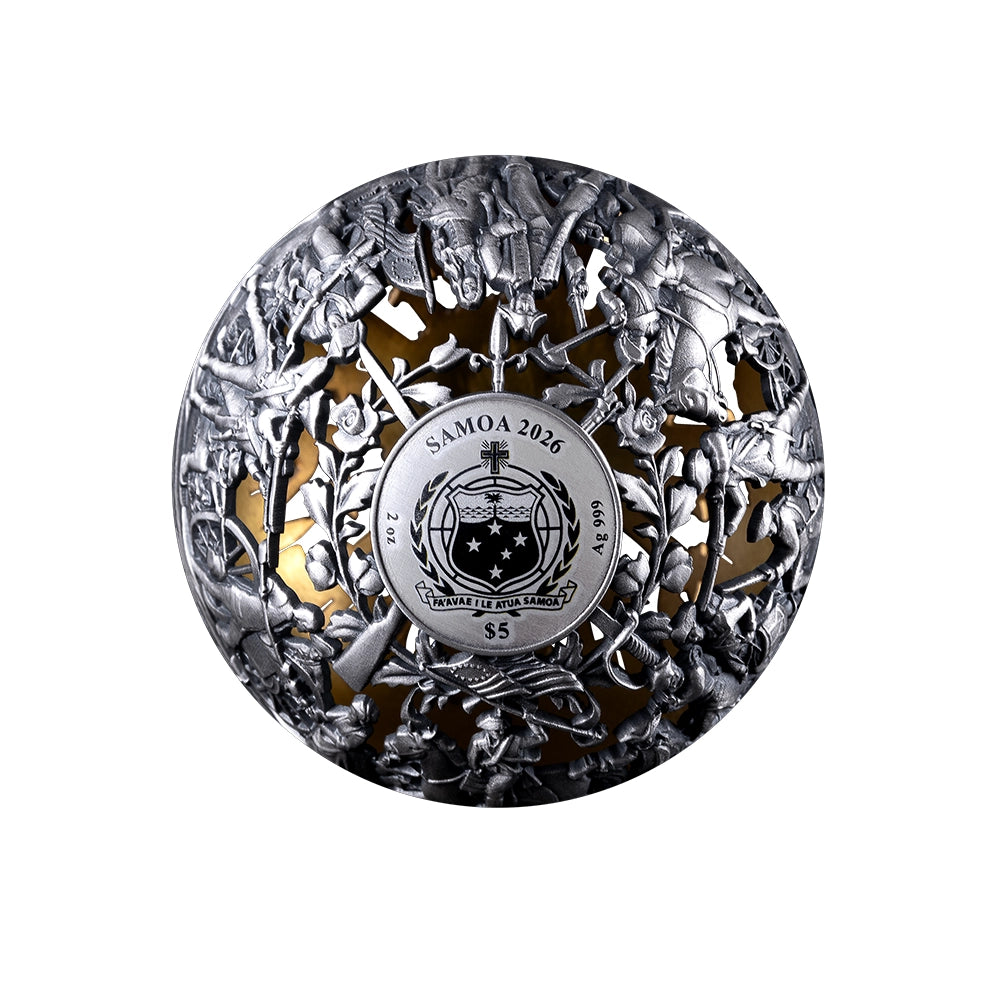 Révolution et Liberté - Monnaie de 5 Dollars Argent - Antique Finish 2026