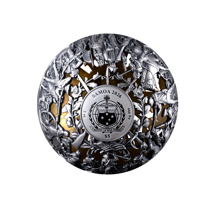 Révolution et Liberté - Monnaie de 5 Dollars Argent - Antique Finish 2026