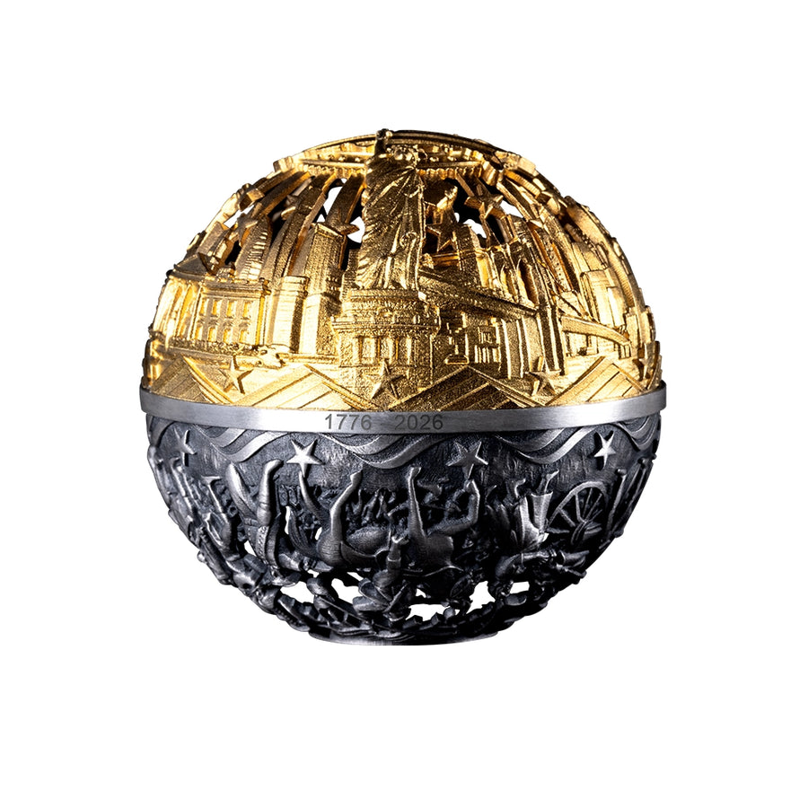 Révolution et Liberté - Monnaie de 5 Dollars Argent - Antique Finish 2026