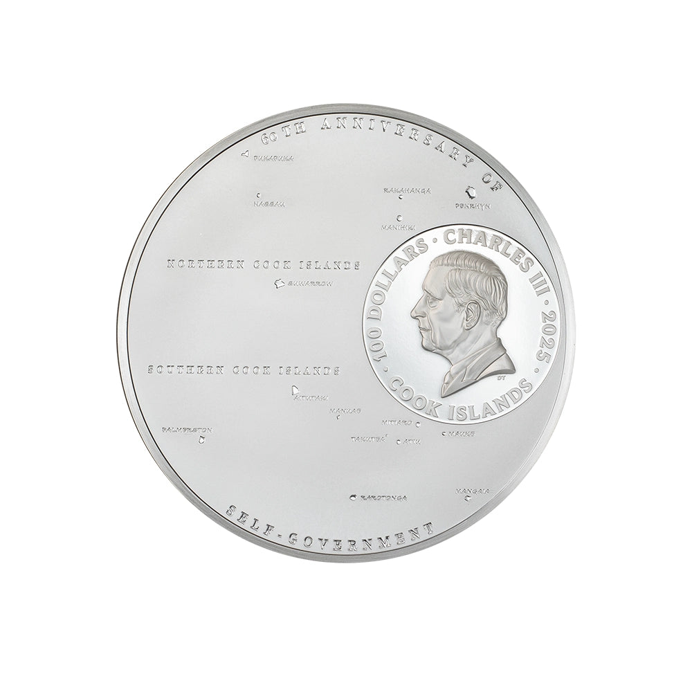 60 ans de l'autonomie gouvernementale - Monnaie de 100 Dollars - BE 2025