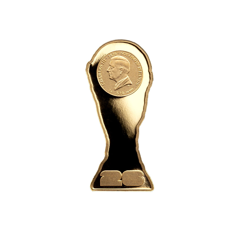 Fifa World Cup Trophée - Monnaie de 1 grammes d'or - BE 2026
