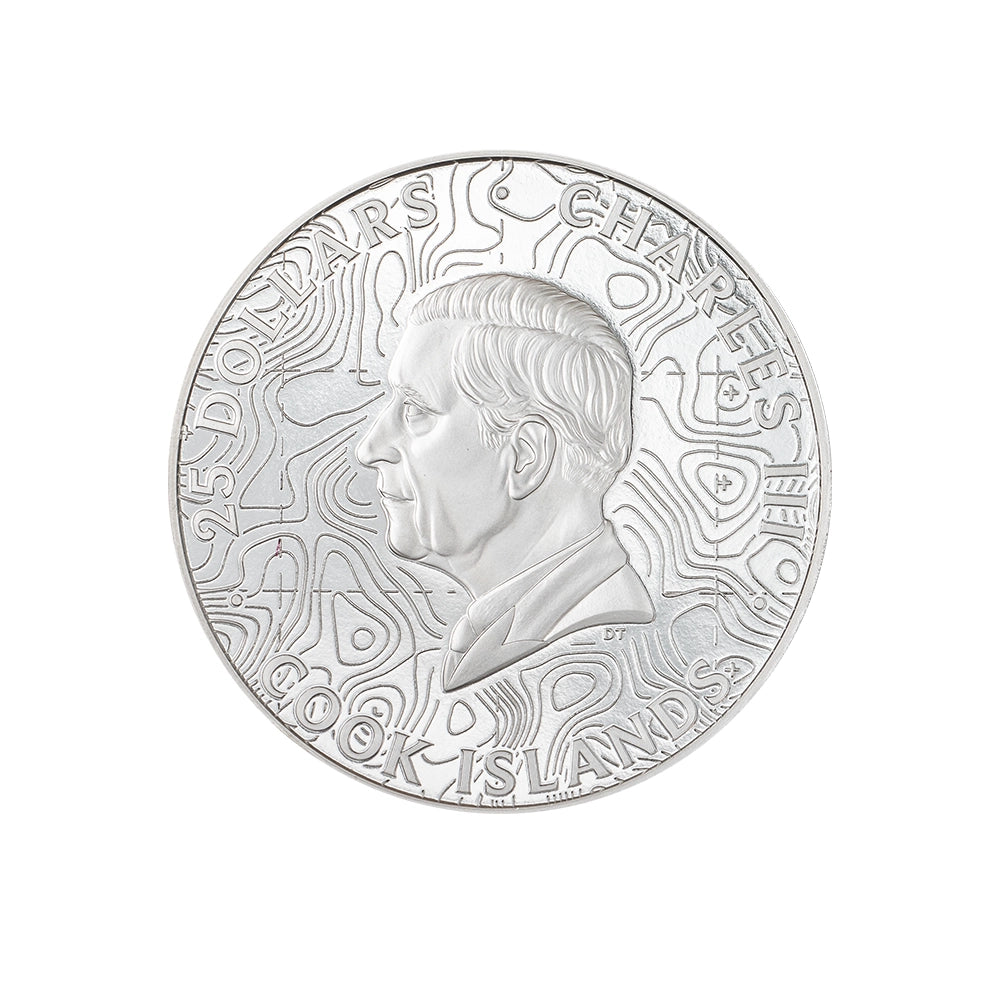Topography – Yellowstone - Monnaie de 25 Dollars - BE 2025