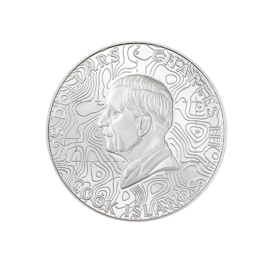 Topography – Yellowstone - Monnaie de 25 Dollars - BE 2025