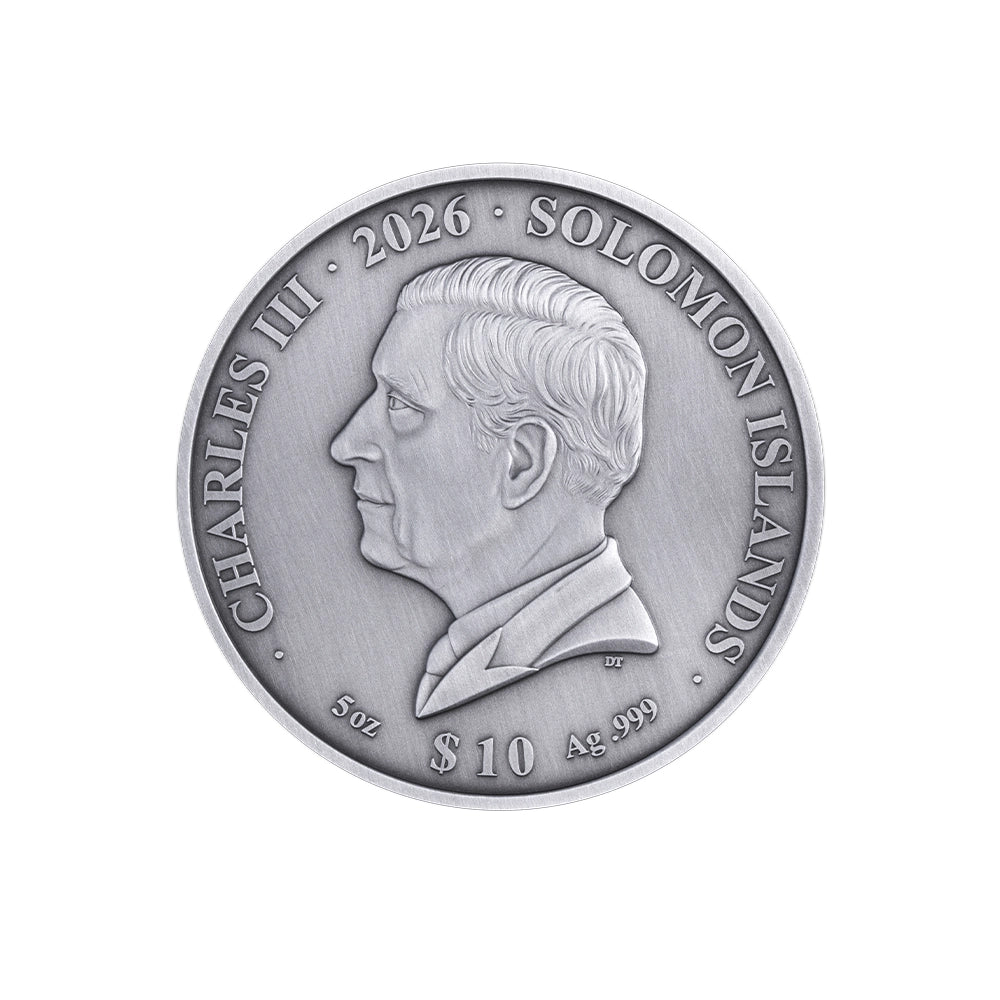 Fifa 26 - Porte du Stade - Monnaie de 10 Dollars Argent - Antique Finish 2026