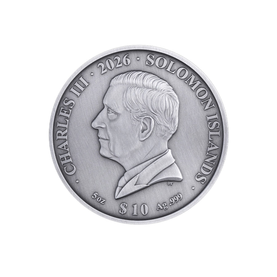 Fifa 26 - Porte du Stade - Monnaie de 10 Dollars Argent - Antique Finish 2026