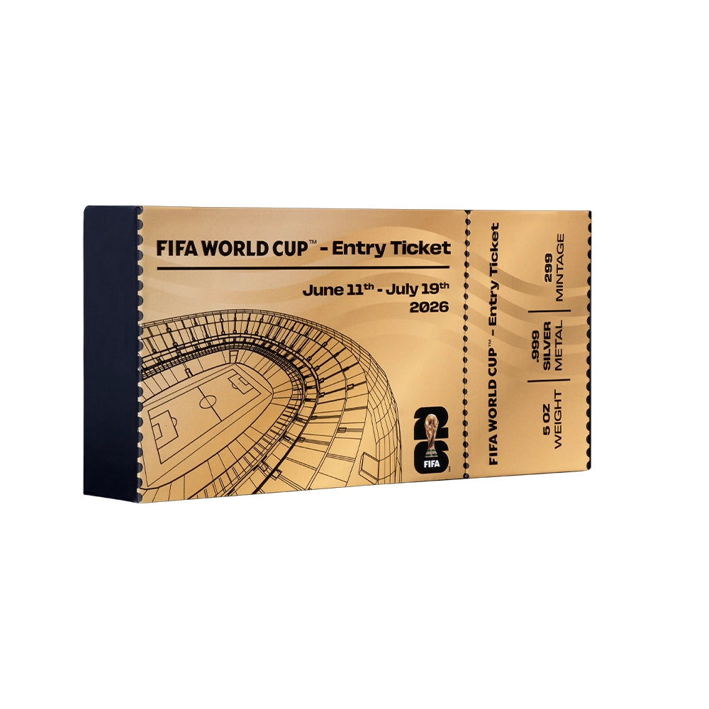 Fifa 26 - Porte du Stade - Monnaie de 10 Dollars Argent - Antique Finish 2026