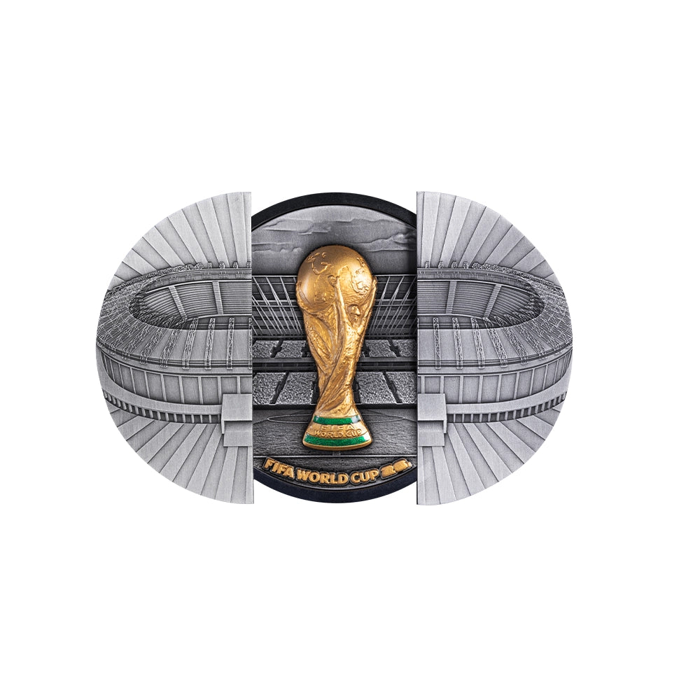 Fifa 26 - Porte du Stade - Monnaie de 10 Dollars Argent - Antique Finish 2026