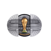 Fifa 26 - Porte du Stade - Monnaie de 10 Dollars Argent - Antique Finish 2026