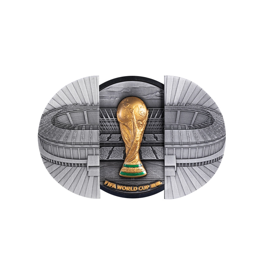 Fifa 26 - Porte du Stade - Monnaie de 10 Dollars Argent - Antique Finish 2026