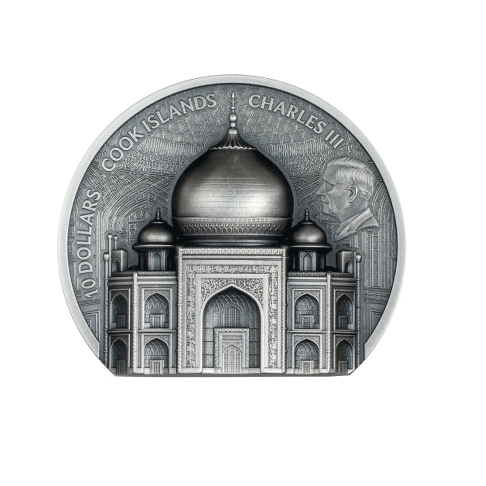 Monnaie haut relief en argent pur « Le Taj Mahal » 2025
