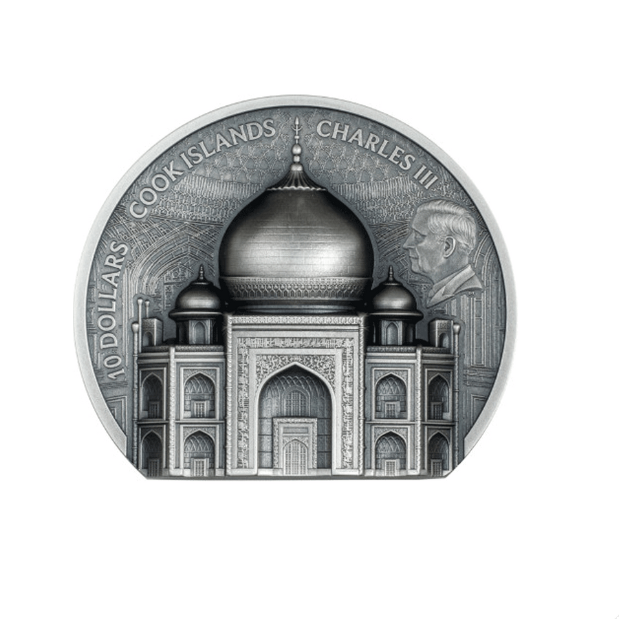 Monnaie haut relief en argent pur « Le Taj Mahal » 2025