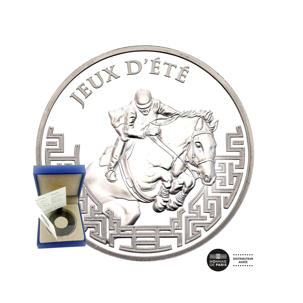 Jeux Olympiques Pékin 2008 - Equitation - Monnaie de 1,50€ Argent - BE 2007