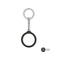 ⁣⁢Keychain for mini-medal - Silver finish⁤⁣