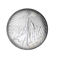 República Francesa - Moeda de 50 Euro Silver - 2010