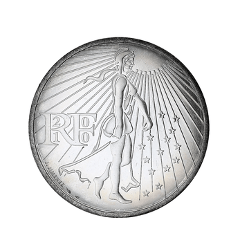 República Francesa - Moeda de 50 Euro Silver - 2010