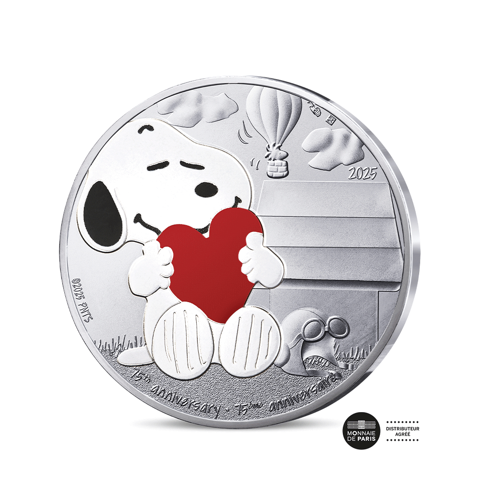 Snoopy - Monnaie de 10€ Argent - 2025