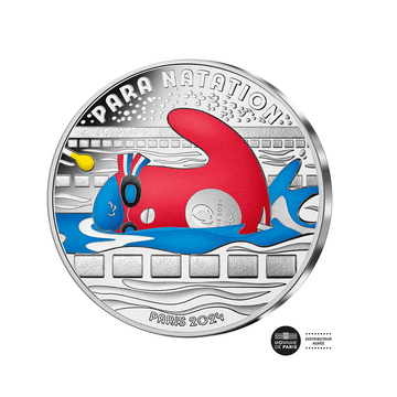 Jeux Olympiques de Paris 2024 - La Para Natation (10/18) - Monnaie de 10€ Argent - Vague 2