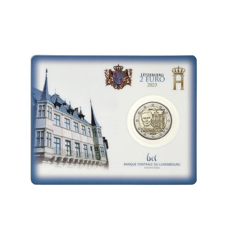 Luxemburg 2023 - 2 Euro Coincard - Stellvertreterkammer