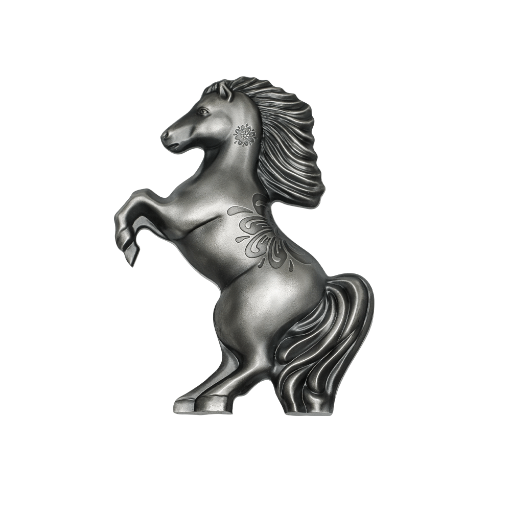 Cheval sauvage - Monnaie de 1000 Togrog - Antique Finish 2026