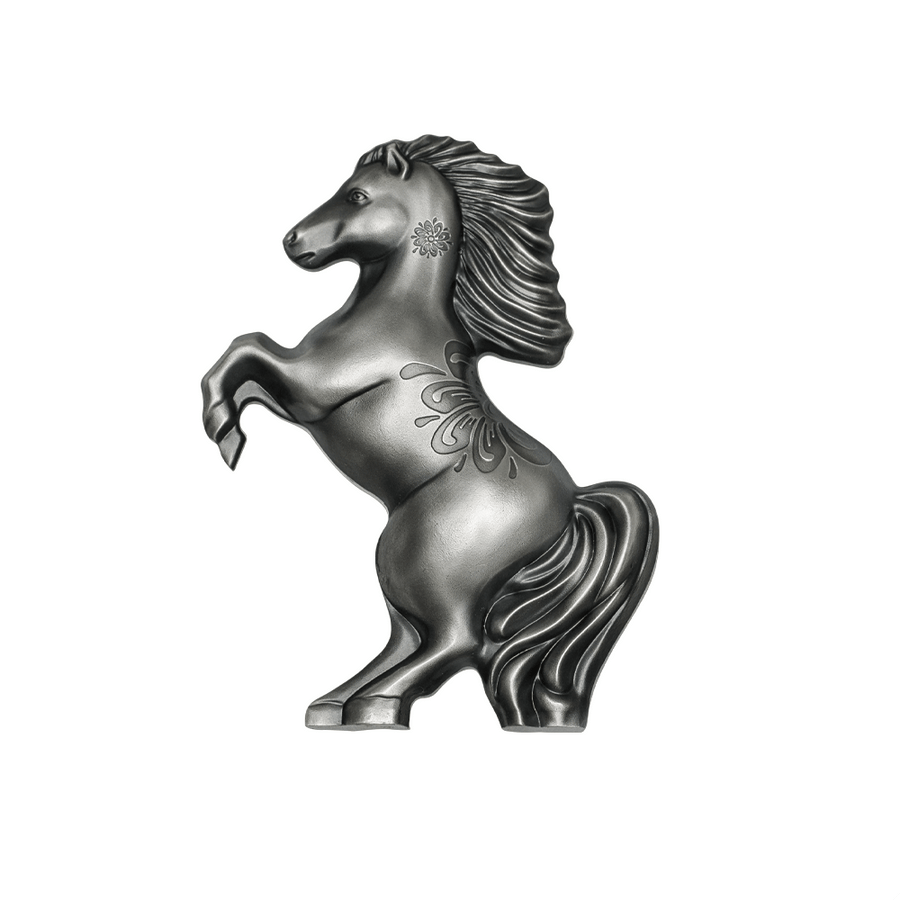 Cheval sauvage - Monnaie de 1000 Togrog - Antique Finish 2026