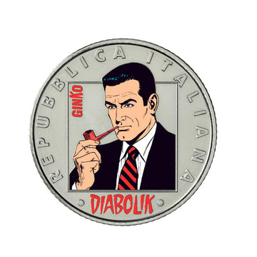 Italie 2023 - 5 euros coincard - Diabolik - Ginko