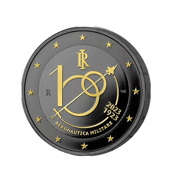 Italie 2023 - 2 Euro Commémorative - 100 ans de l'Armée de l'Air Italienne - Ruthenium