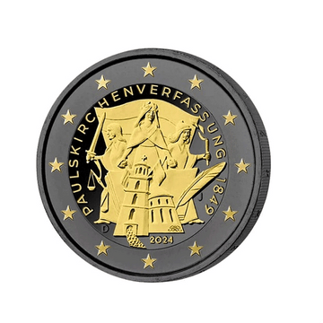 Allemagne 2024 - 2 Euro Commémorative - 175è Anniversaire de l'inauguration de l'église Saint Paul - Ruthénium