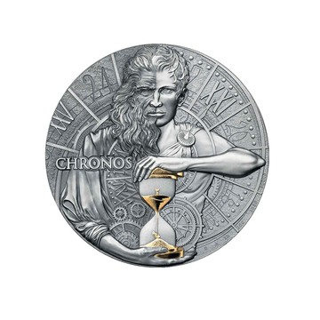 Chronos - Monnaie de 2 000 Francs CFA Argent - Antique Finish 2023