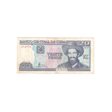Cuba - Billet de 20 Pesos - 1998 - 2002