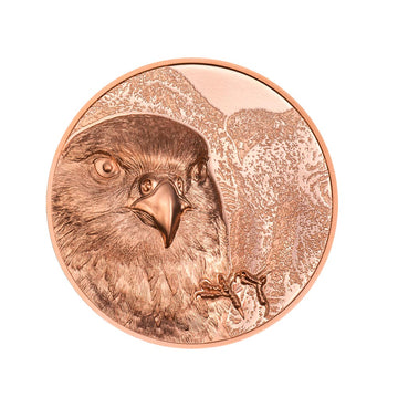 Mongolian Falcon - Currency of 250 Copper Togrog - BE 2023